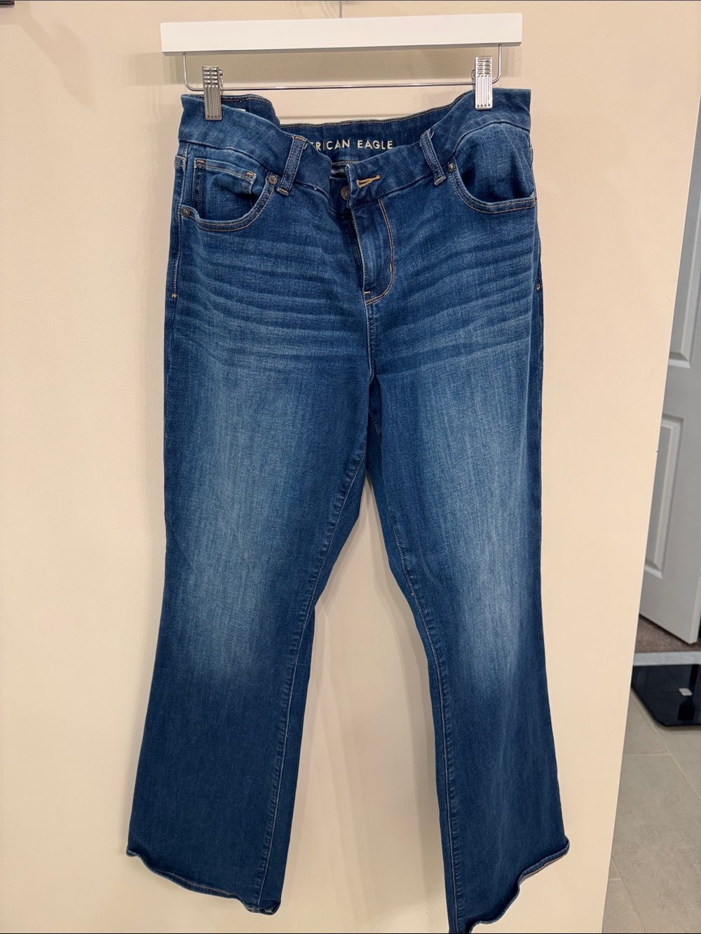 American Eagle Outfitters Women’s Boot Cut Jeans - Dark Blue Wash